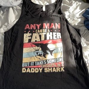 Daddy shark tank top